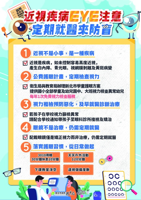 近視疾病EYE注意