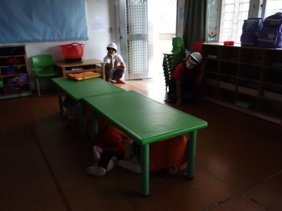 幼兒園防災演練